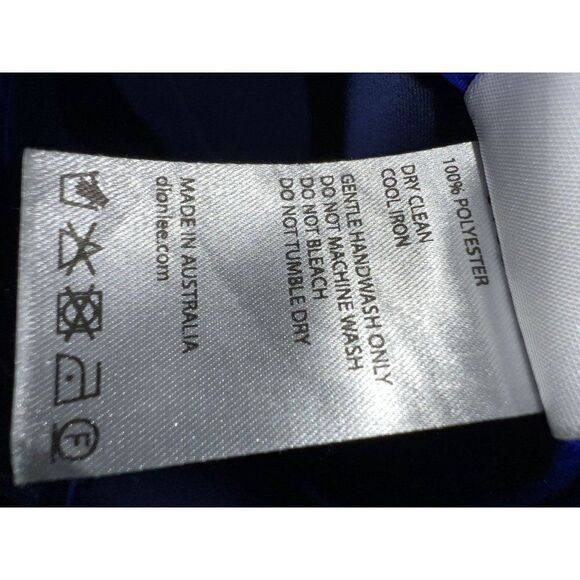 DION LEE Cobalt Blue Radius Poly Cutout Sleeveless Sheath Mini Dress Siz… - Picture 11 of 12